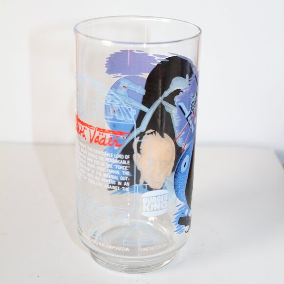 Burger King 1977 Star Wars Glass Vader - Picture 2 of 2